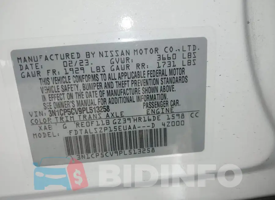 3N1CP5CV9PL513258 Photo# 9