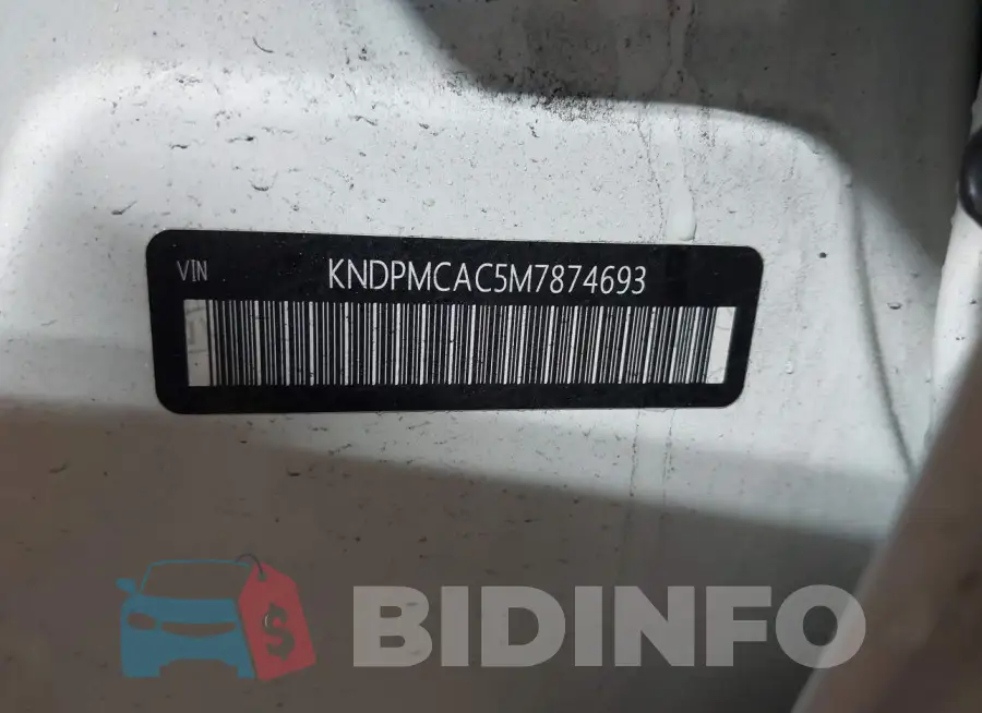 KNDPMCAC5M7874693 Photo# 9
