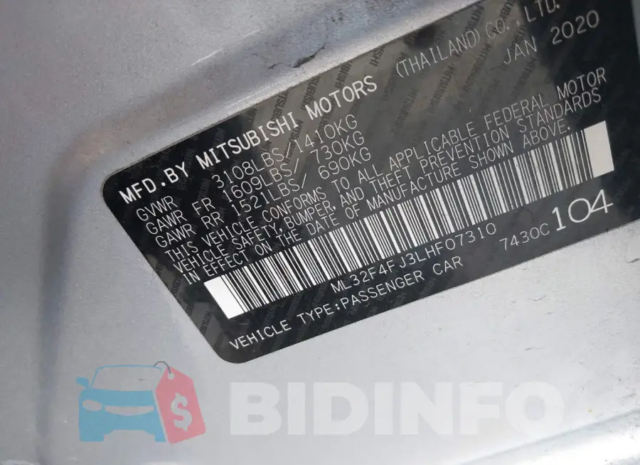 ML32F4FJ3LHF07310 Photo# 9