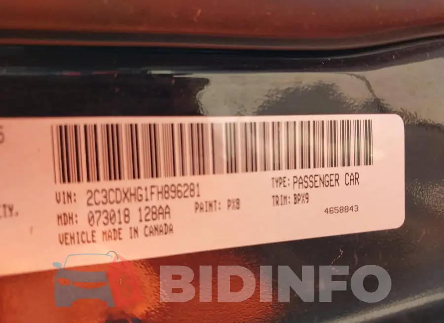 2C3CDXHG1FH896281 Photo# 9