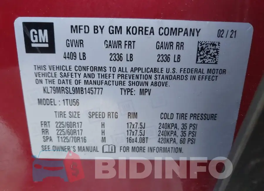 KL79MRSL9MB145777 Photo# 9