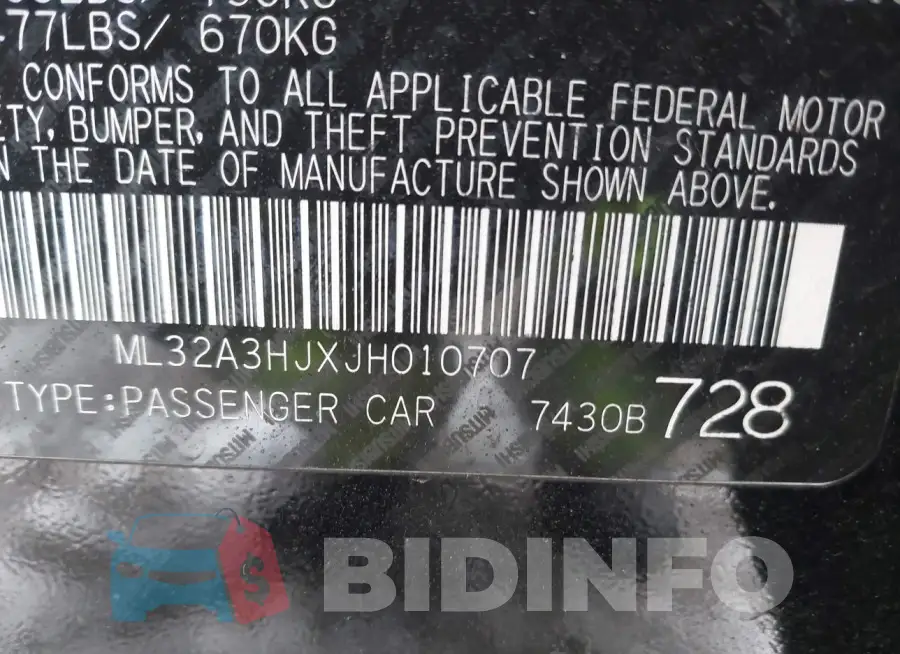 ML32A3HJXJH010707 Photo# 9