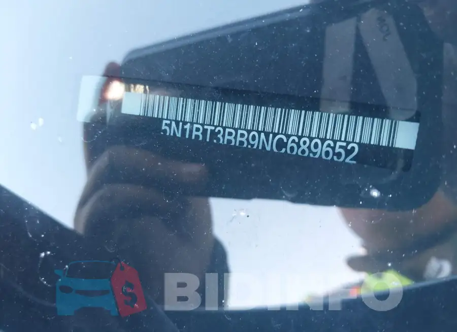 5N1BT3BB9NC689652 Photo# 9