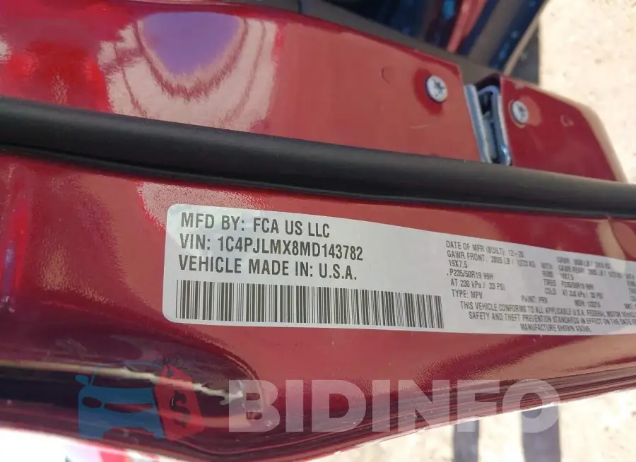 1C4PJLMX8MD143782 Photo# 9