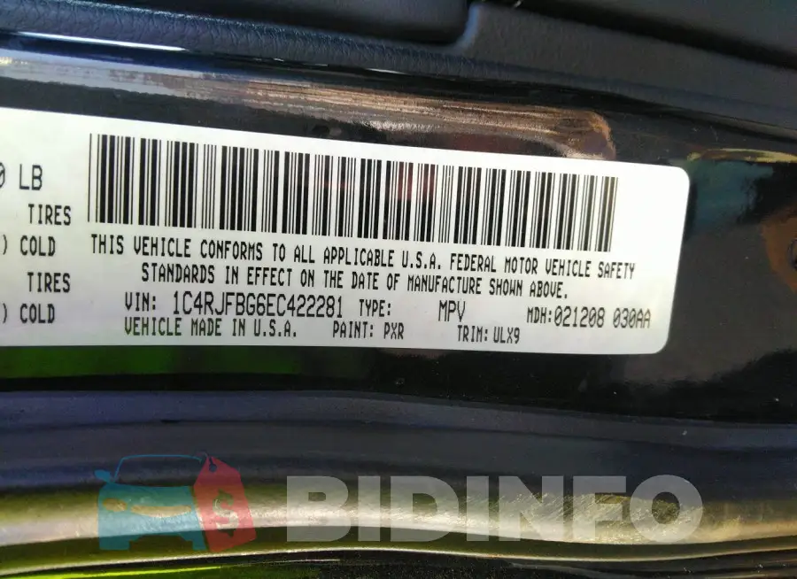 1C4RJFBG6EC422281 Photo# 9