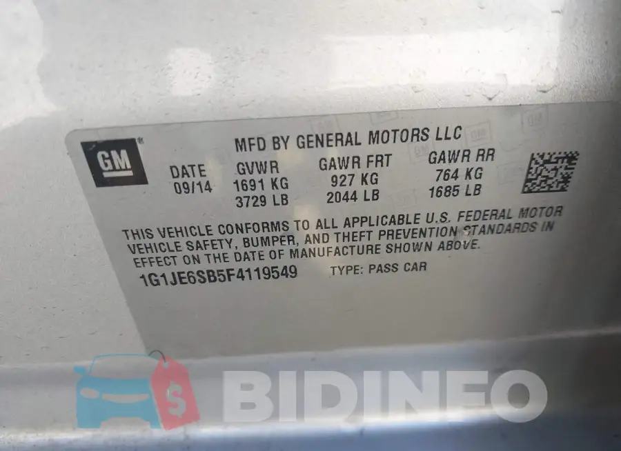 1G1JE6SB5F4119549 Photo# 9