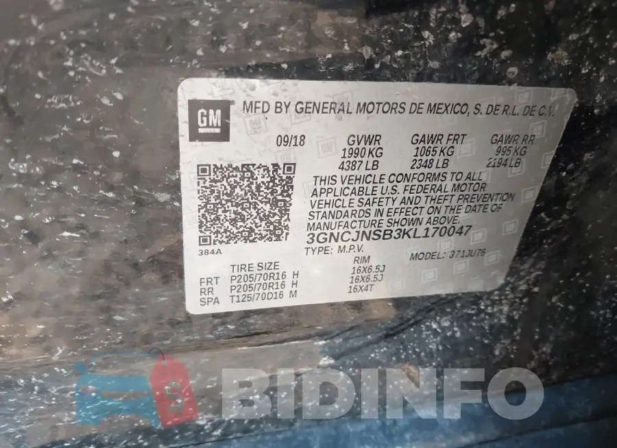 3GNCJNSB3KL170047 Photo# 9