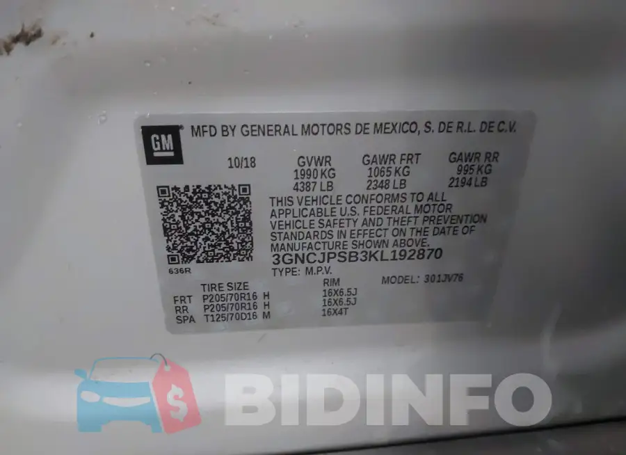 3GNCJPSB3KL192870 Photo# 9