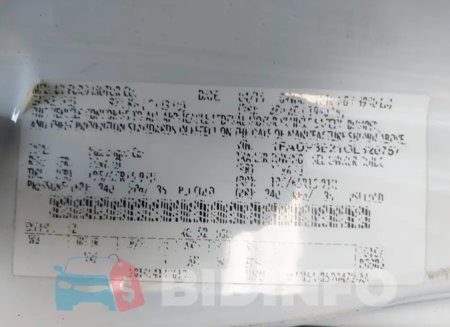 1FADP3E21GL320757 Photo# 13