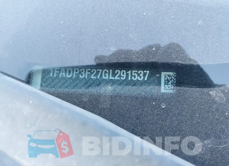 1FADP3F27GL291537 Photo# 9