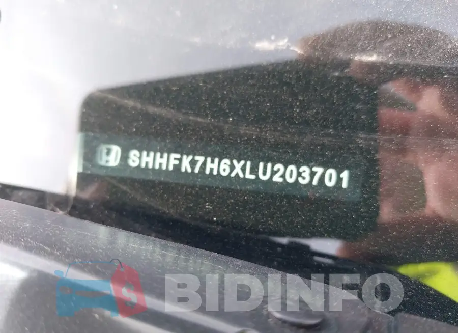 SHHFK7H6XLU203701 Photo# 9