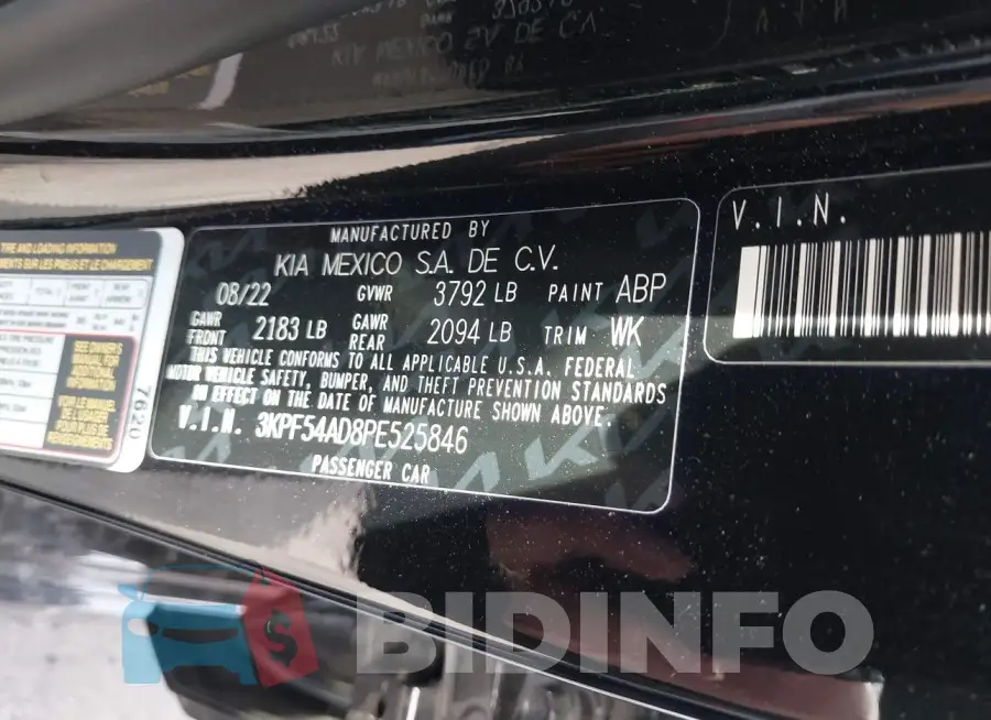 3KPF54AD8PE525846 Photo# 9