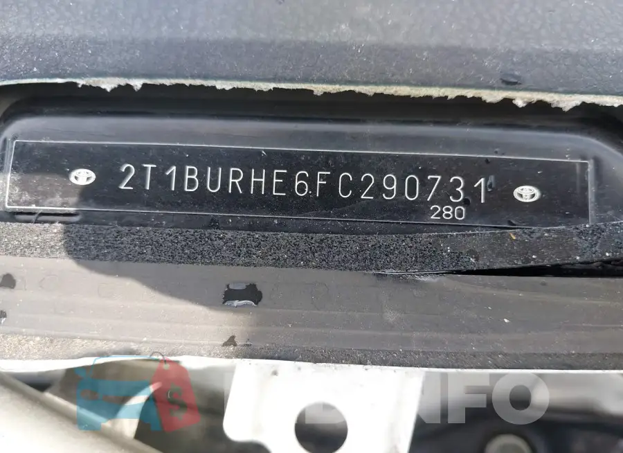 2T1BURHE6FC290731 Photo# 9