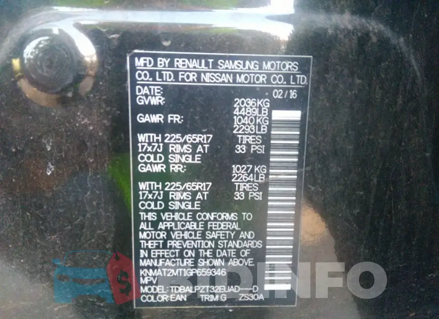 KNMAT2MT1GP659346 Photo# 9