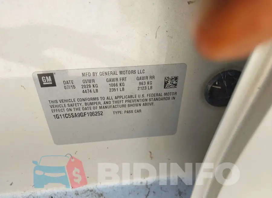 1G11C5SA9GF106252 Photo# 9