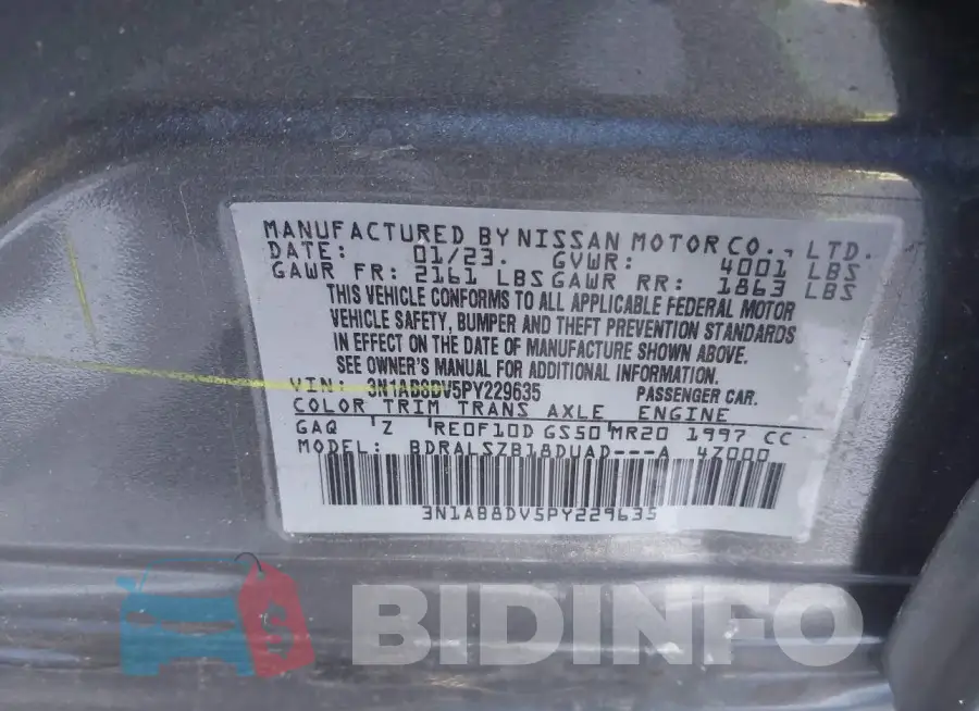 3N1AB8DV5PY229635 Photo# 9