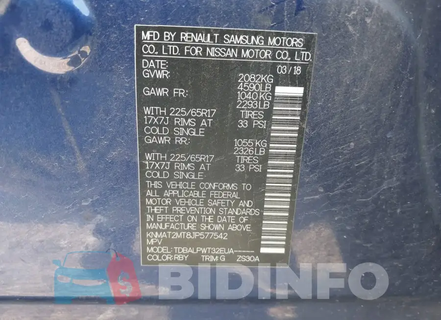 KNMAT2MT8JP577542 Photo# 9