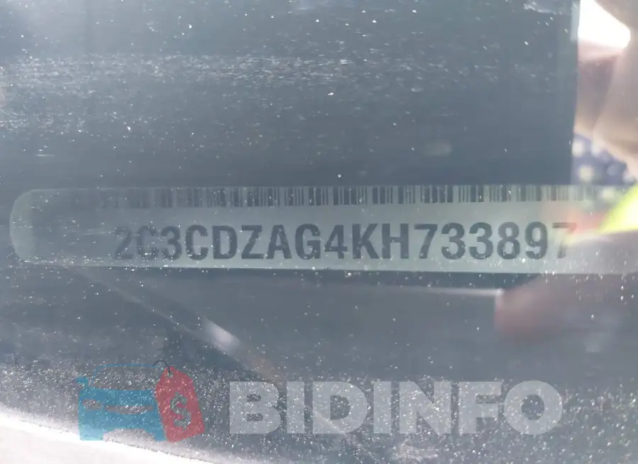 2C3CDZAG4KH733897 Photo# 9