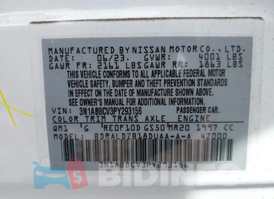 3N1AB8CV3PY293156 Photo# 9