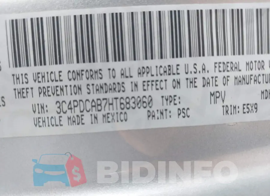 3C4PDCAB7HT683060 Photo# 9