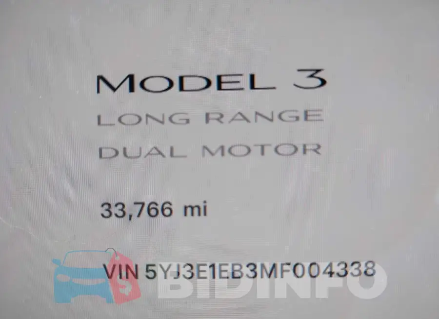 5YJ3E1EB3MF004338 Photo# 15