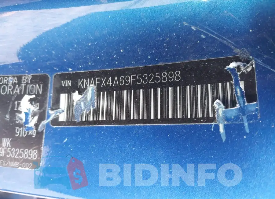 KNAFX4A69F5325898 Photo# 9
