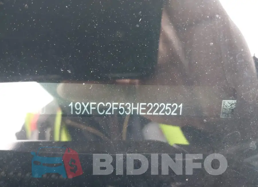 19XFC2F53HE222521 Photo# 9