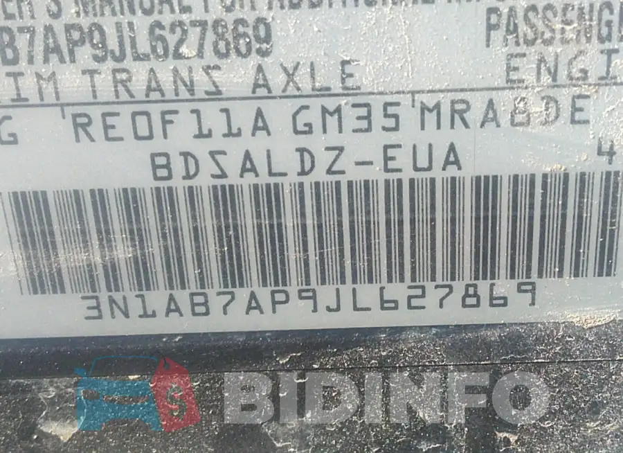 3N1AB7AP9JL627869 Photo# 9