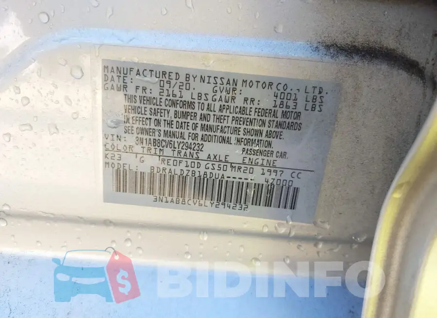 3N1AB8CV6LY294232 Photo# 9