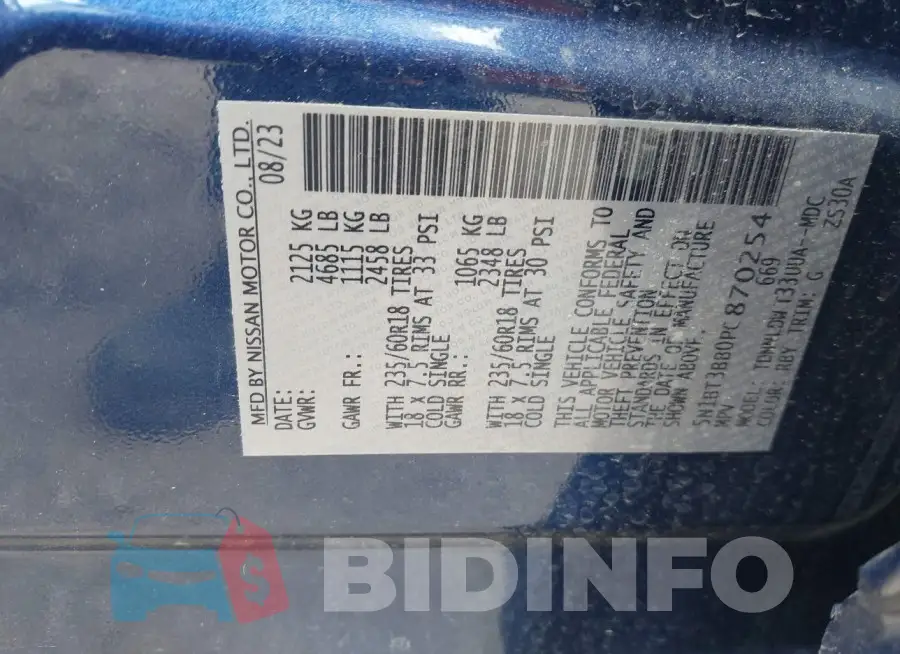 5N1BT3BB0PC870254 Photo# 9