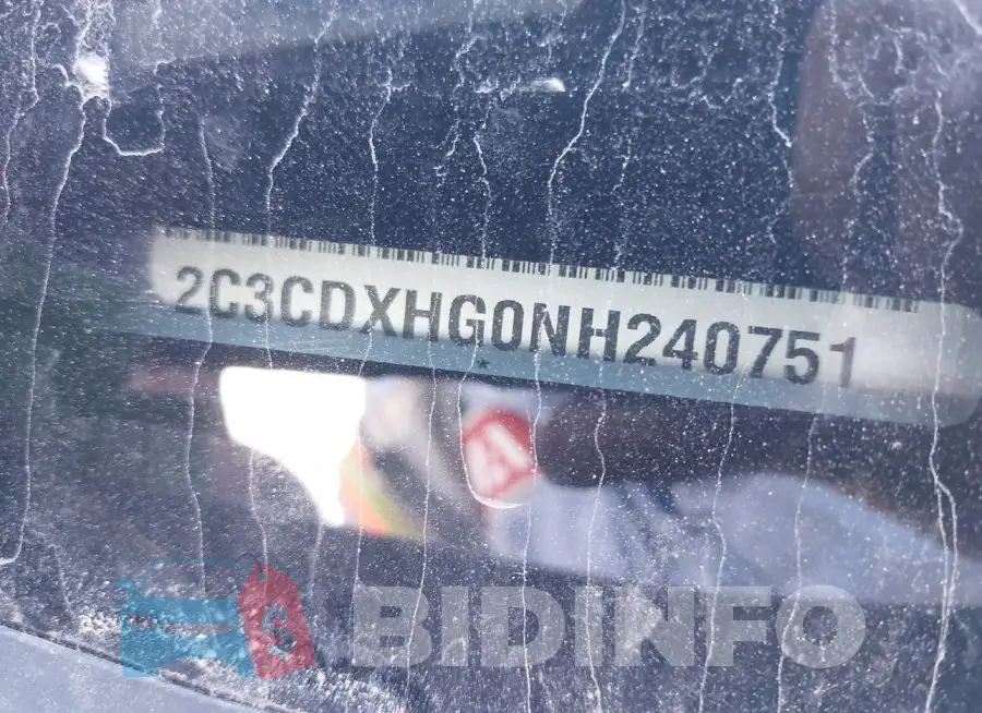 2C3CDXHG0NH240751 Photo# 9