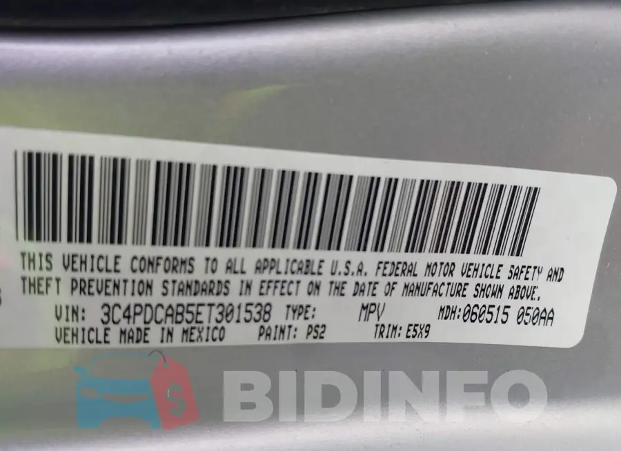 3C4PDCAB5ET301538 Photo# 9
