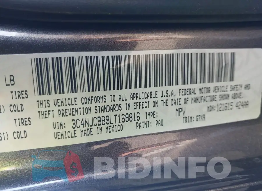 3C4NJCBB9LT169816 Photo# 9