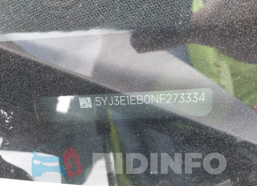 5YJ3E1EB0NF273334 Photo# 9