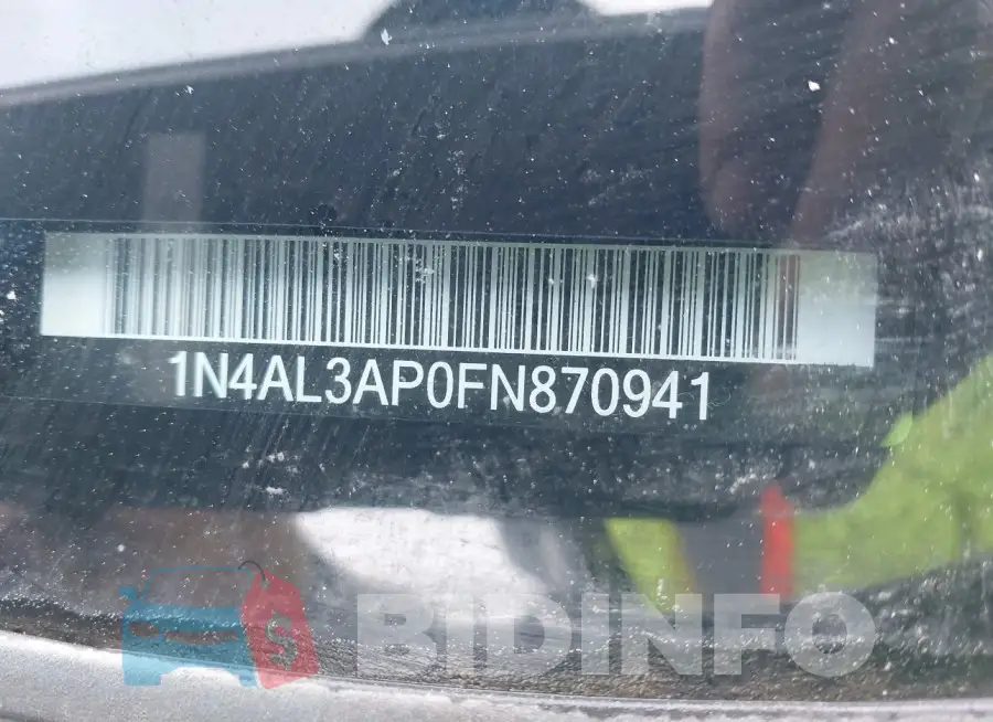 1N4AL3AP0FN870941 Photo# 9