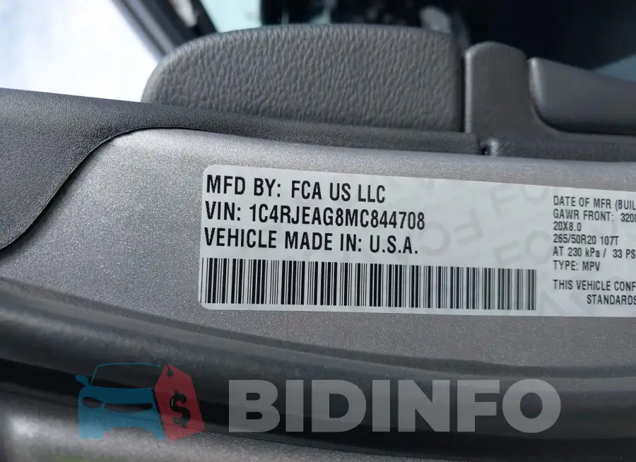 1C4RJEAG8MC844708 Photo# 9