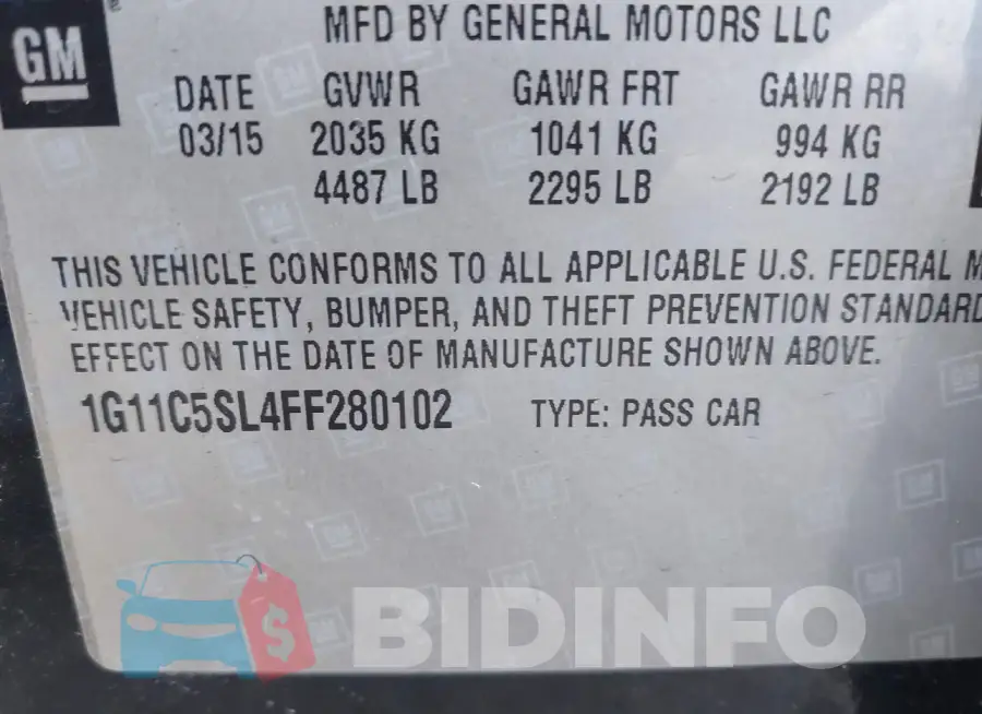1G11C5SL4FF280102 Photo# 9