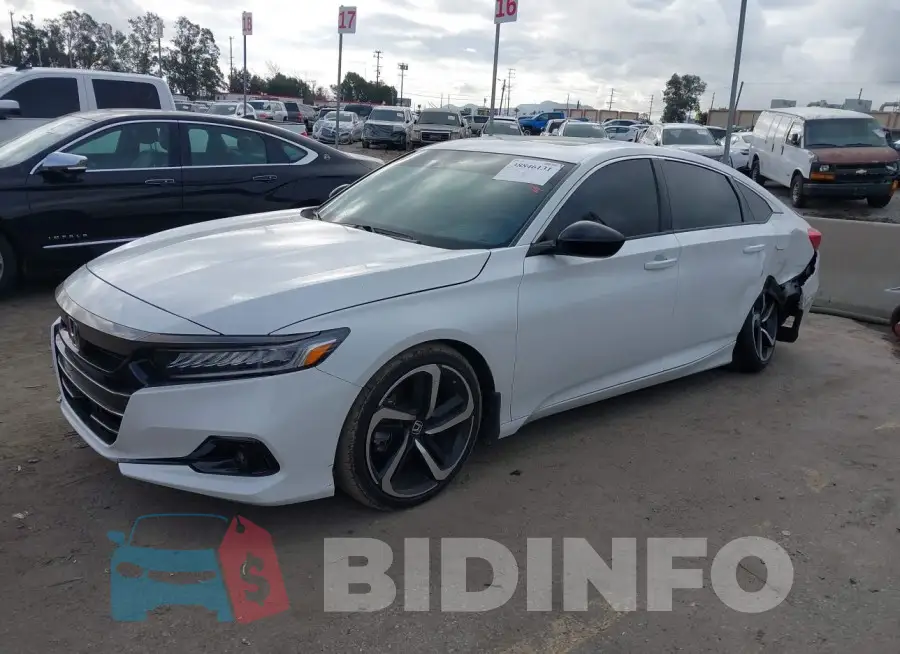 1HGCV2F37MA016967 Photo# 2