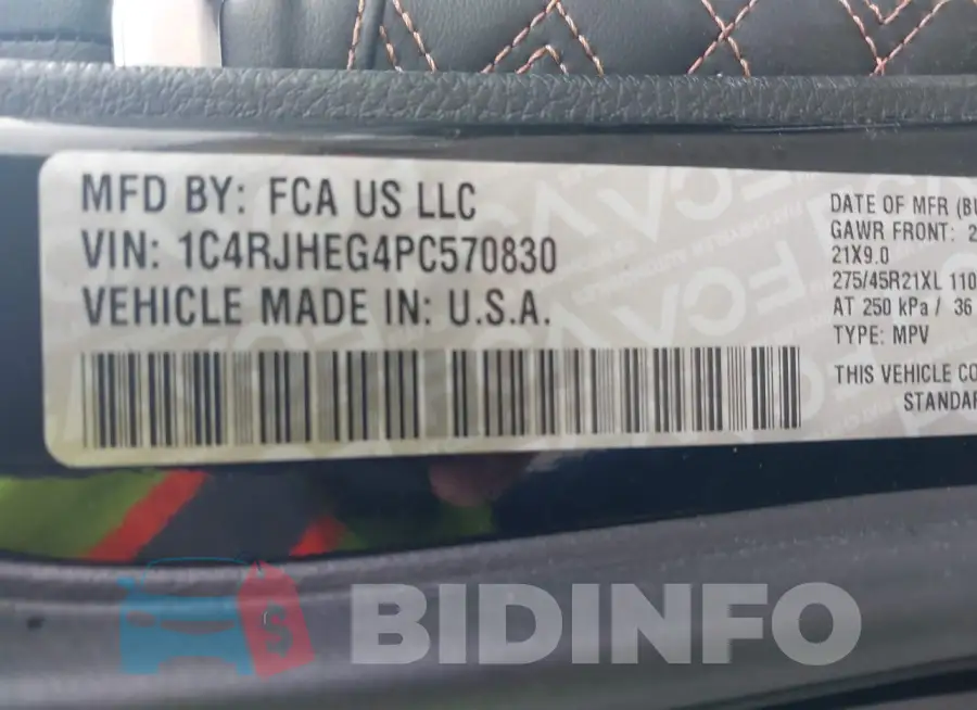 1C4RJHEG4PC570830 Photo# 9