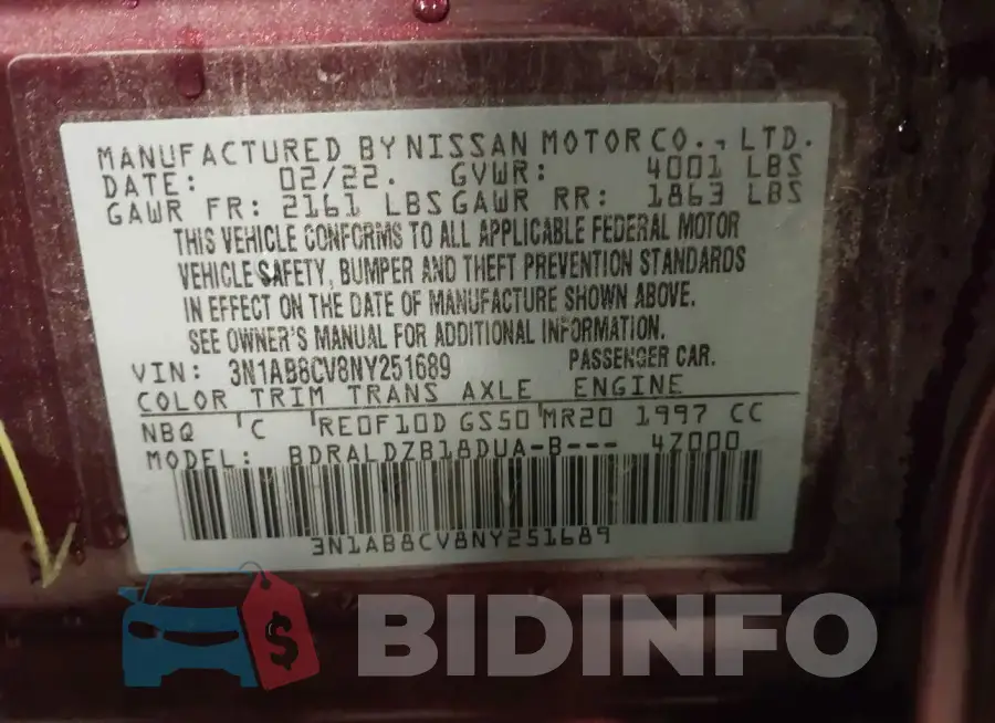 3N1AB8CV8NY251689 Photo# 9