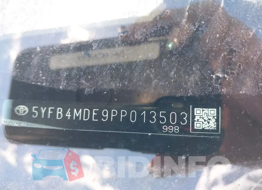 5YFB4MDE9PP013503 Photo# 9