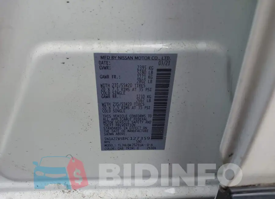 5N1AZ2BS8PC127359 Photo# 9