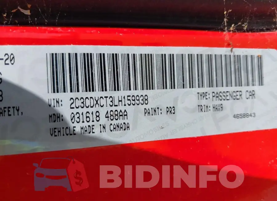 2C3CDXCT3LH159938 Photo# 9