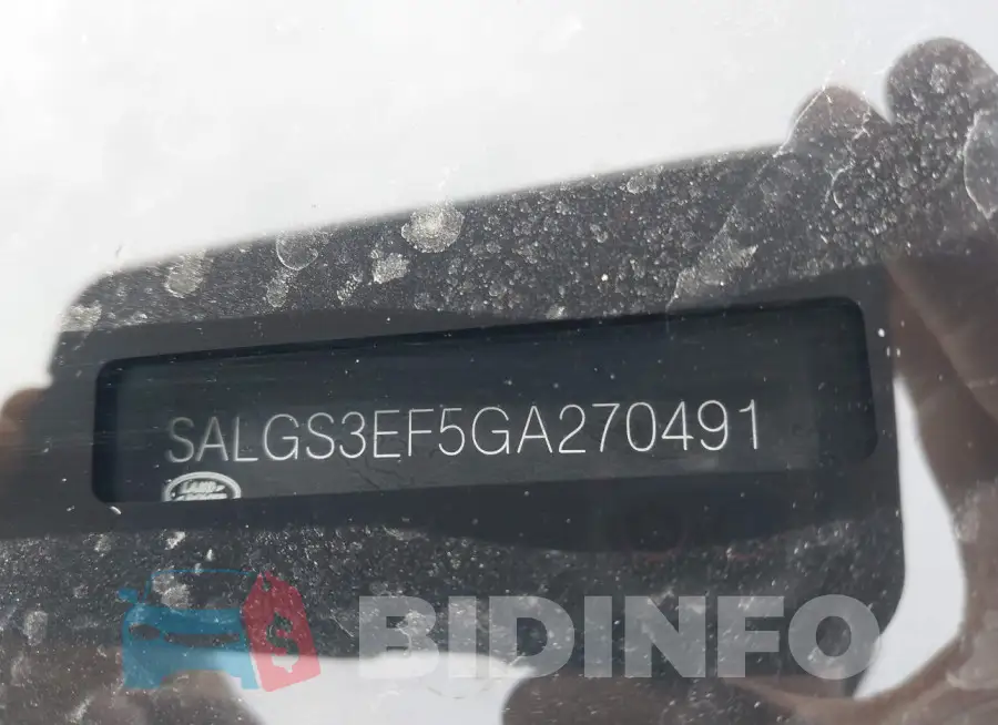 SALGS3EF5GA270491 Photo# 9