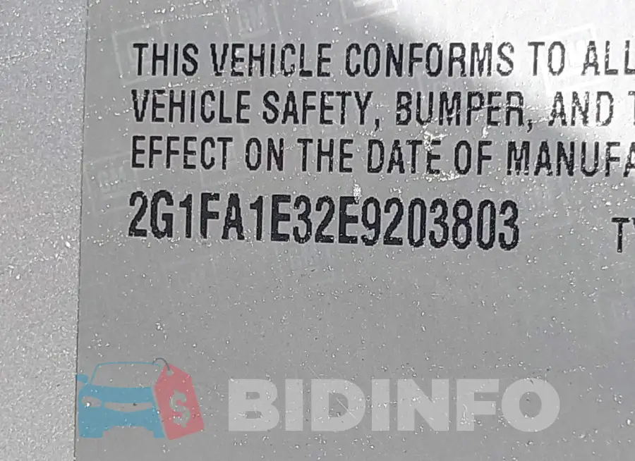 2G1FA1E32E9203803 Photo# 9