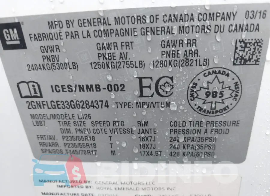 2GNFLGE33G6284374 Photo# 9