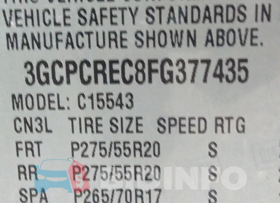 3GCPCREC8FG377435 Photo# 9