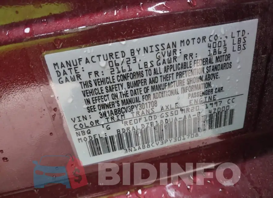 3N1AB8CV3PY301708 Photo# 9