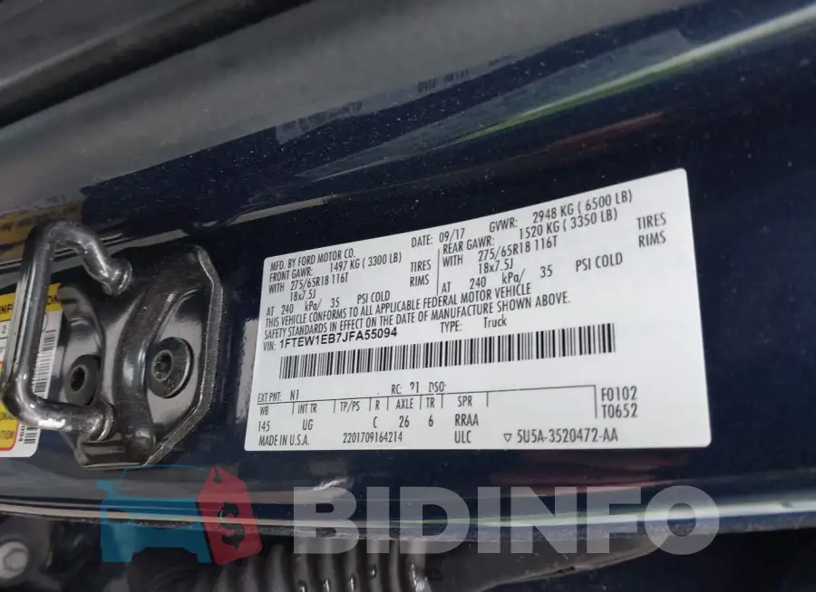1FTEW1EB7JFA55094 Photo# 9