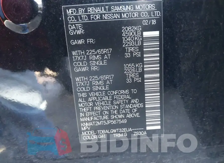 KNMAT2MT5JP567549 Photo# 9